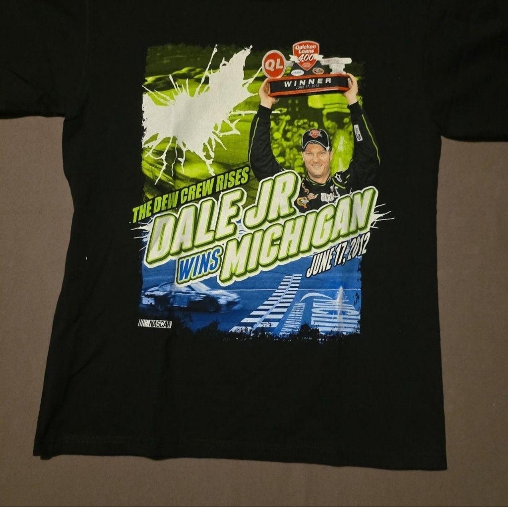 Vintage 2012 Dale Earnhardt Jr Wins Michigan Gotham Takes Michigan Nascar M